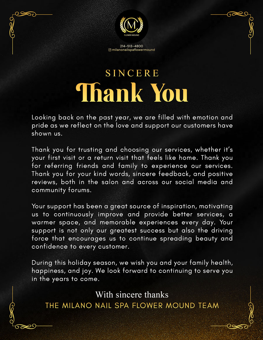 Milano Nail Spa Flower Mound